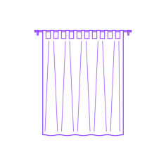 Buildings Window Curtains Tab Top Vinyl Cutting Svg File, Free Vectors File